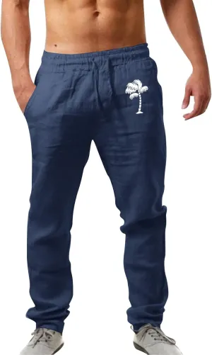 Mens Workout Cargo Sweatpants Fit Sport Pants Lightweight Tactical Pant Hiking Jogger with Multi-Pocket Men Outdoor
