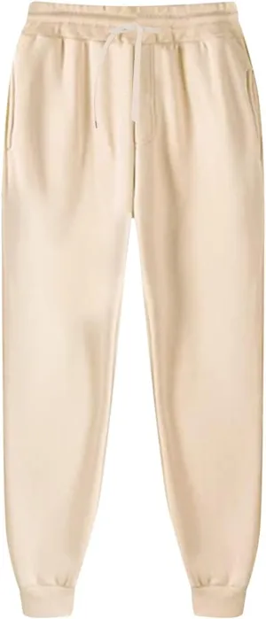Mens Workout Cargo Sweatpants Sports Trousers Mens Casual Joggers Pants Big and Tall Athletic Drawstring Cargo Pants