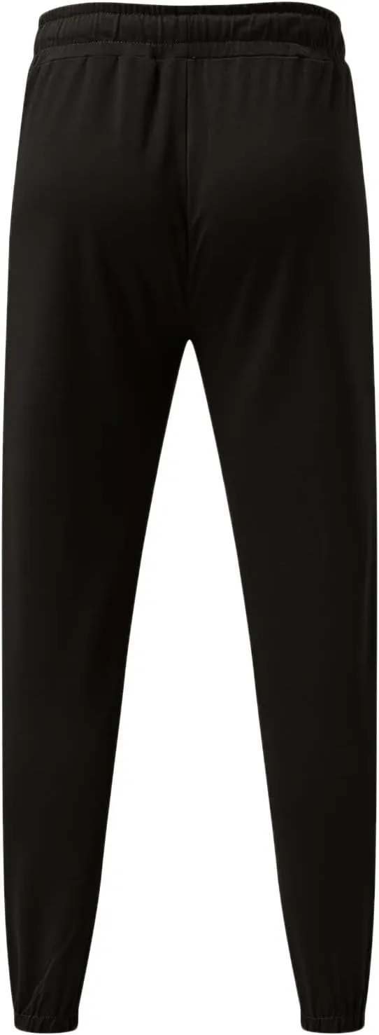 Mens Workout Cargo Sweatpants Stretch Elastic Waist Multiple Pockets Sports Pants Fitness Sports Trousers Men's Cargo