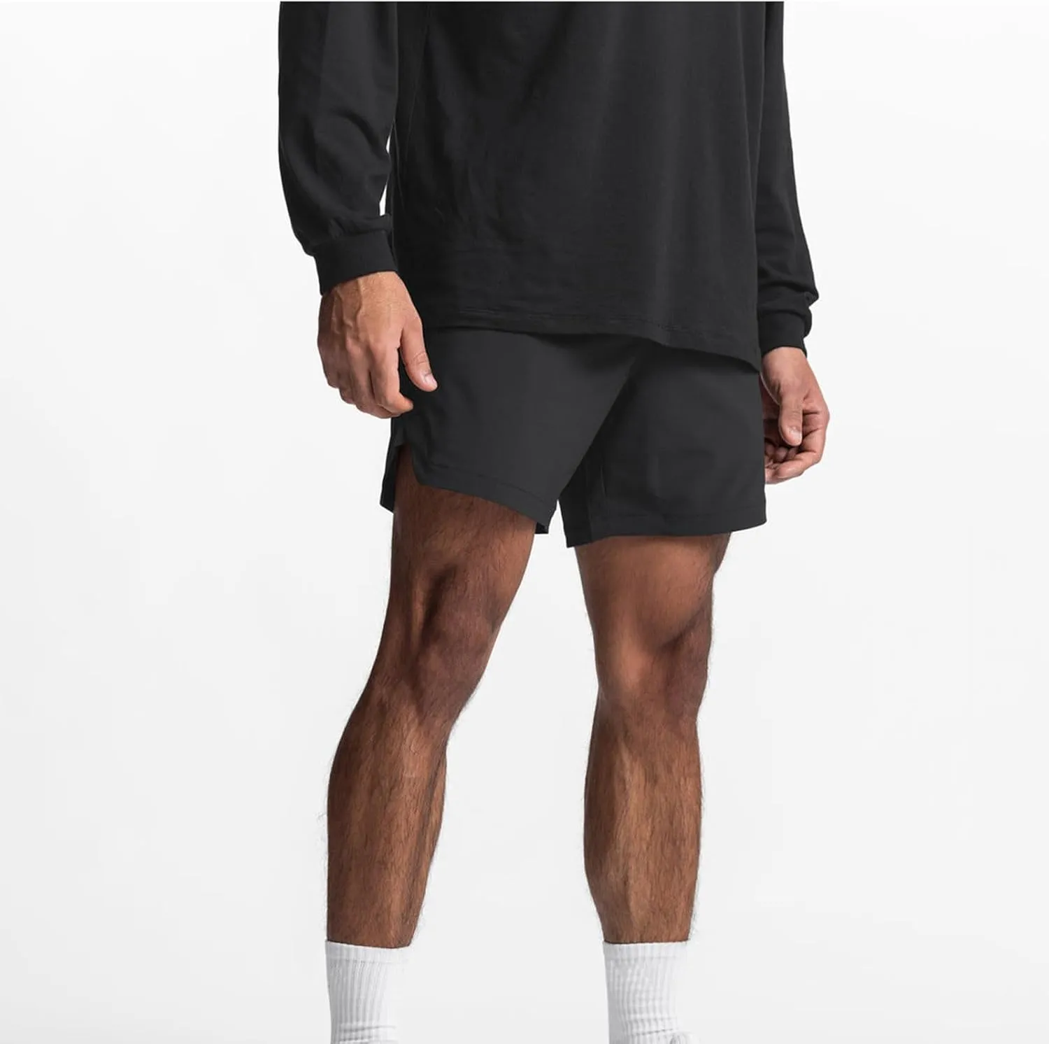 Men's Workout Running Shorts Quick Dry Active 5 Inches Shorts with Pockets, Lightweight, Breathable