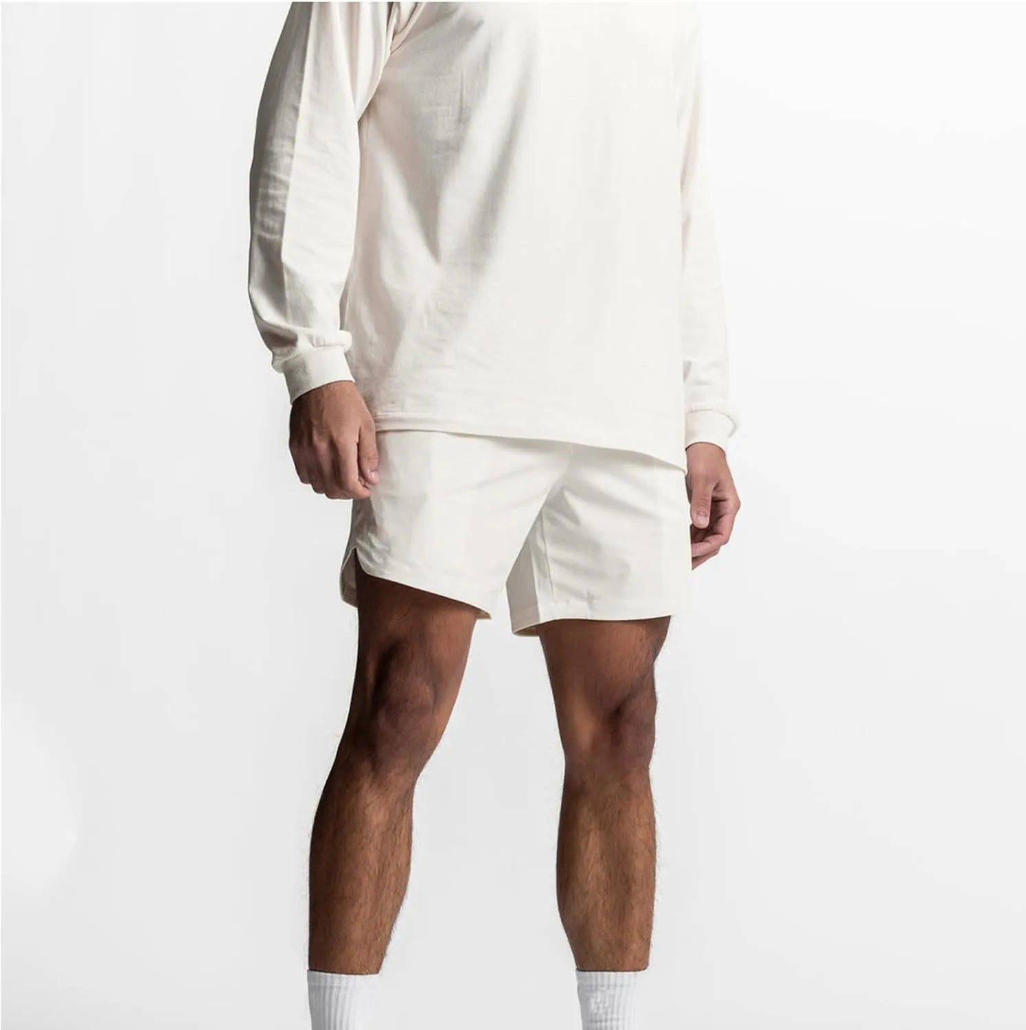 Men's Workout Running Shorts Quick Dry Active 5 Inches Shorts with Pockets, Lightweight, Breathable