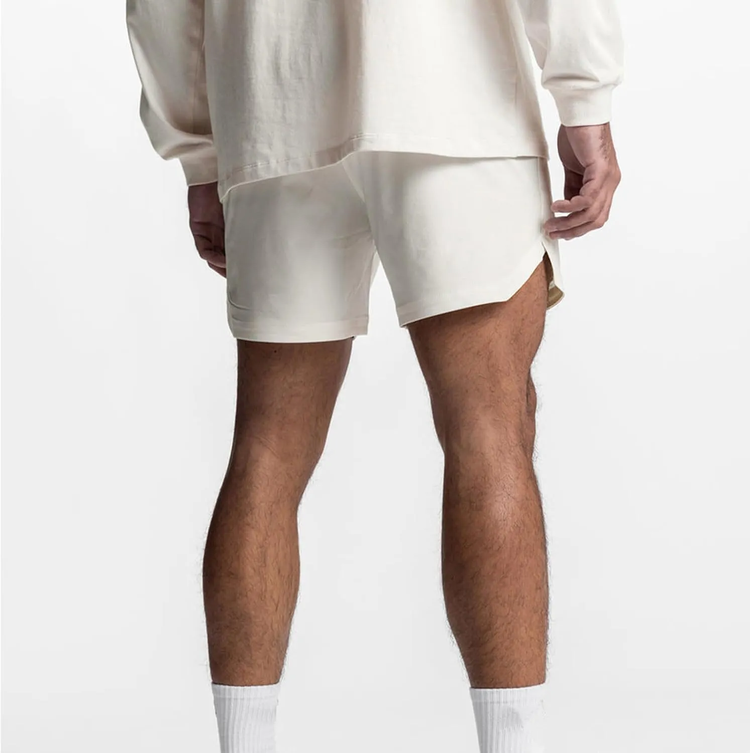 Men's Workout Running Shorts Quick Dry Active 5 Inches Shorts with Pockets, Lightweight, Breathable