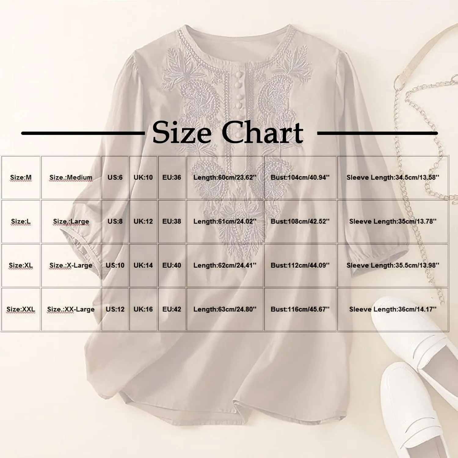 Mexico Shirts for Women Summer Embroidered Blouse Cotton Linen Round Neck Tops Vintage Loose Button-Down T-Shirt
