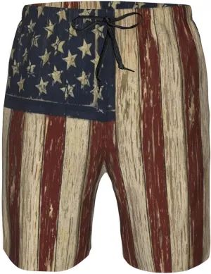 Old Glory American Flag Men's Mesh Basketball Shorts Drawstring Shorts Men Summer Shorts Athletic Gym Workout Shorts