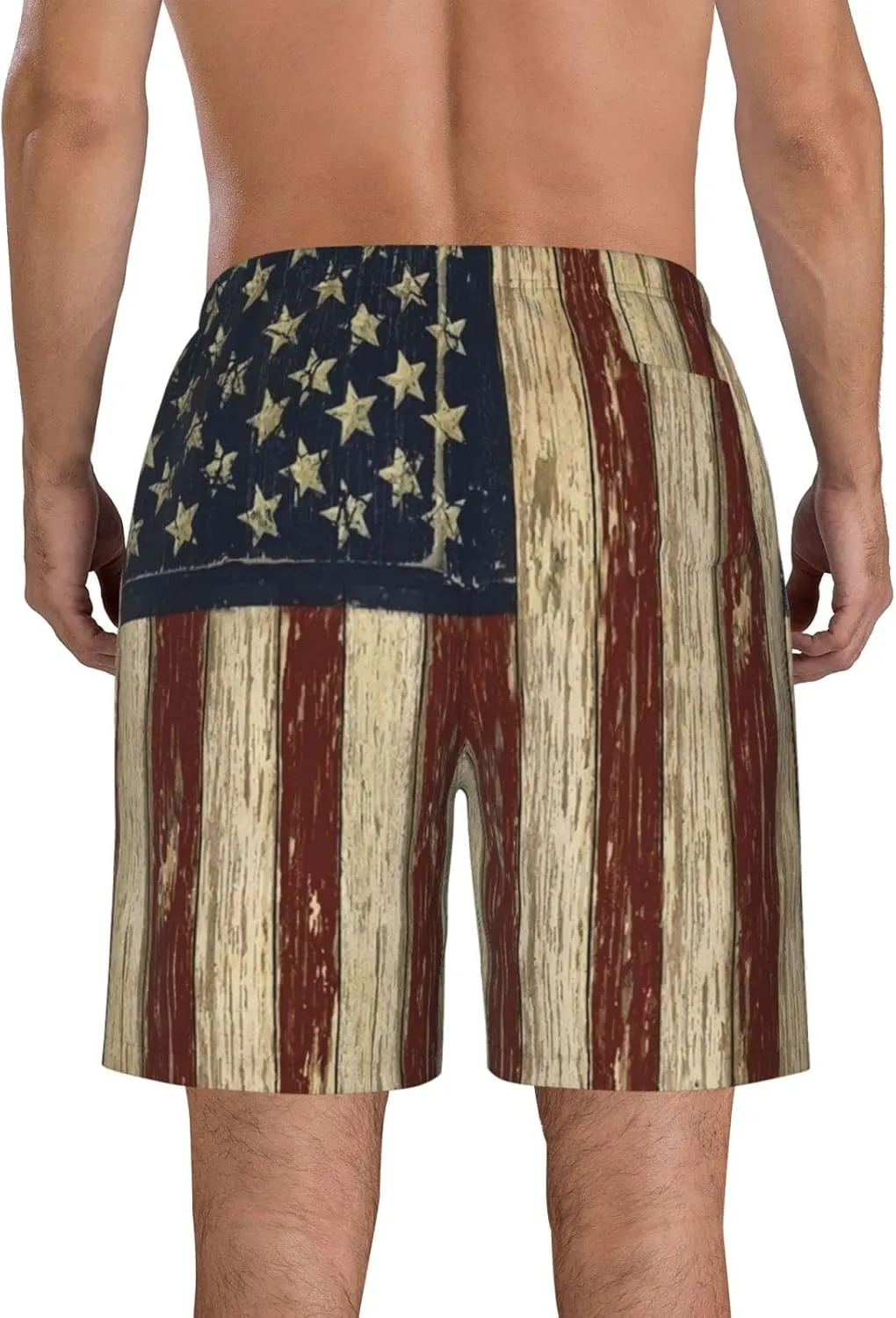 Old Glory American Flag Men's Mesh Basketball Shorts Drawstring Shorts Men Summer Shorts Athletic Gym Workout Shorts