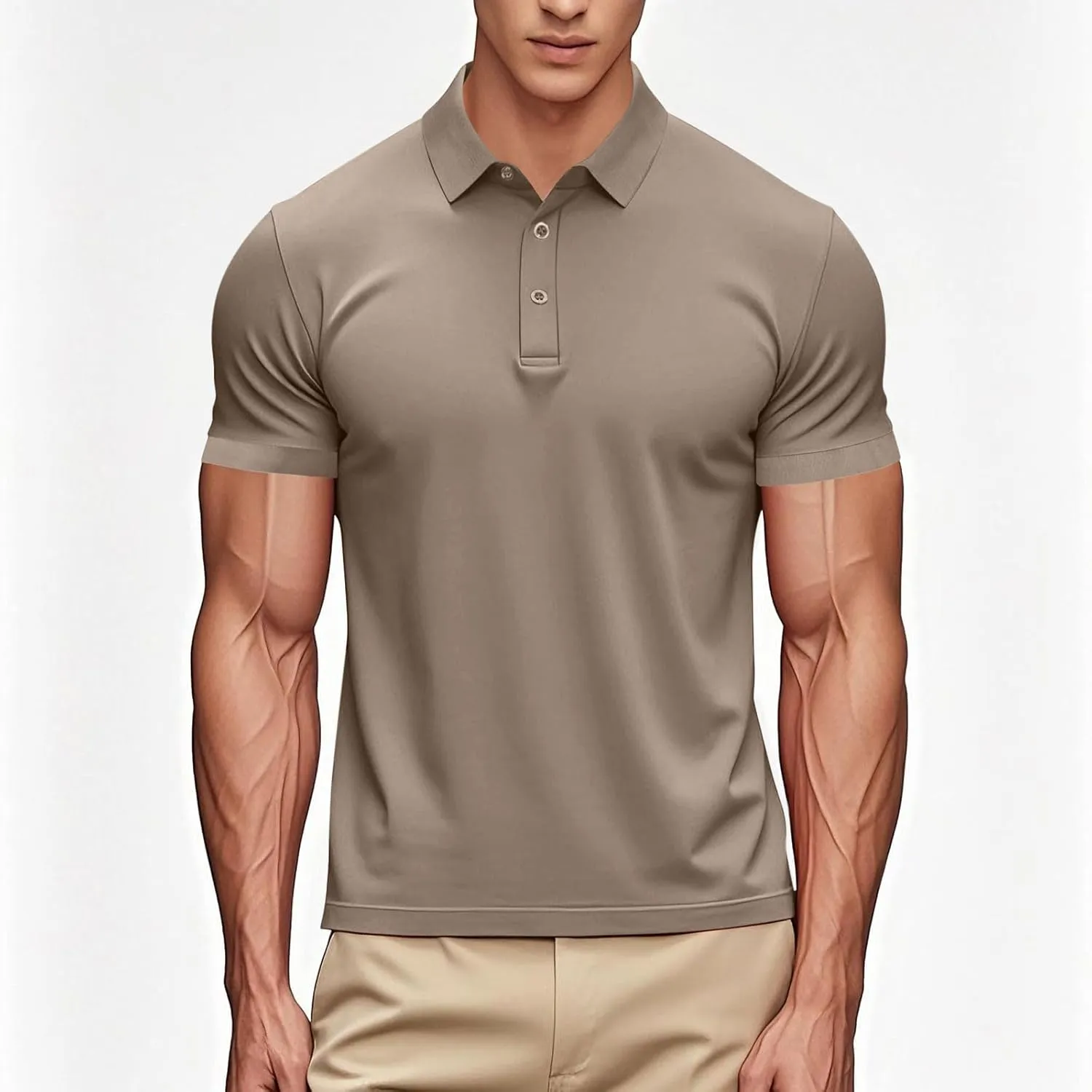 Plus Size Basic Golf Polo Shirts Women Summer Mesh Quick Dry Short Sleeve Button Up Collared T-Shirt Lightweight Casual Tops