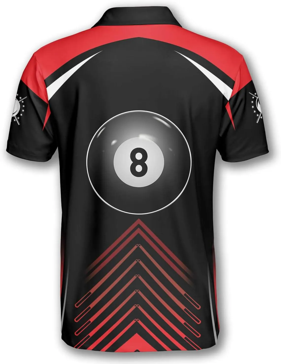 PRIMESTY Custom Billiards Shirts- Men's Billiards Polo Shirts- Personalized Pool Jerseys