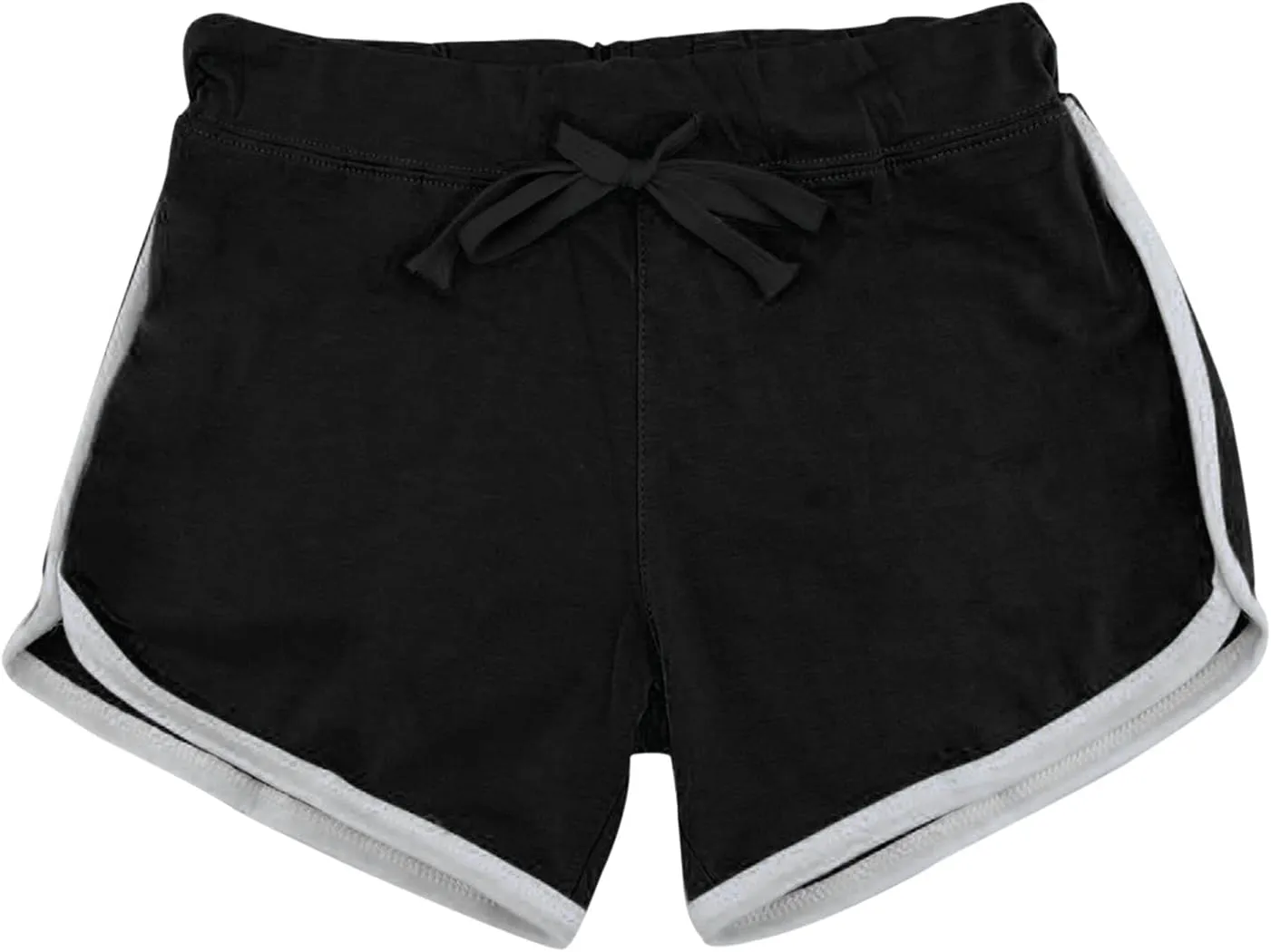 SHAOBGE Biker Shorts for Women Workout Running Shorts High Waisted Yoga Shorts Striped Sweat Shorts Casual Drawstring Shorts