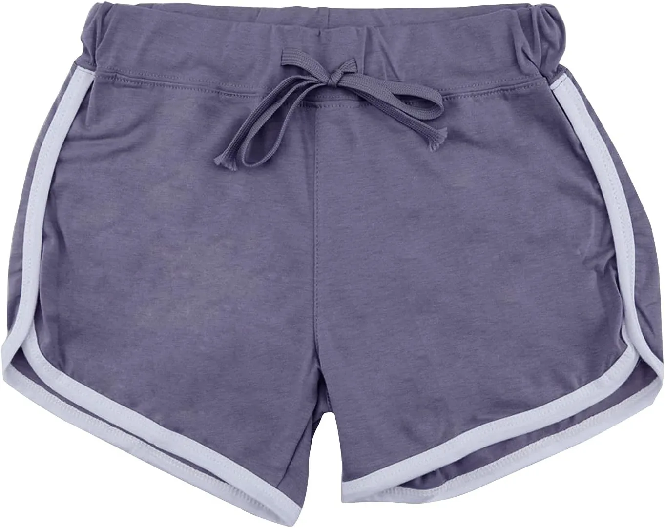 SHAOBGE Biker Shorts for Women Workout Running Shorts High Waisted Yoga Shorts Striped Sweat Shorts Casual Drawstring Shorts