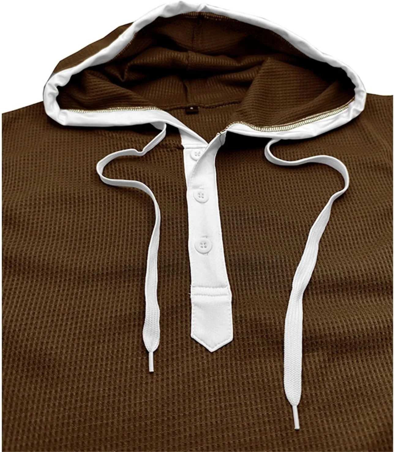 Sleeveless Hoodies for Men Waffle Tank Tops Hoodie Summer Muscle Gym Shirts Bodybuilding Casual Beach Hippie T Shirt