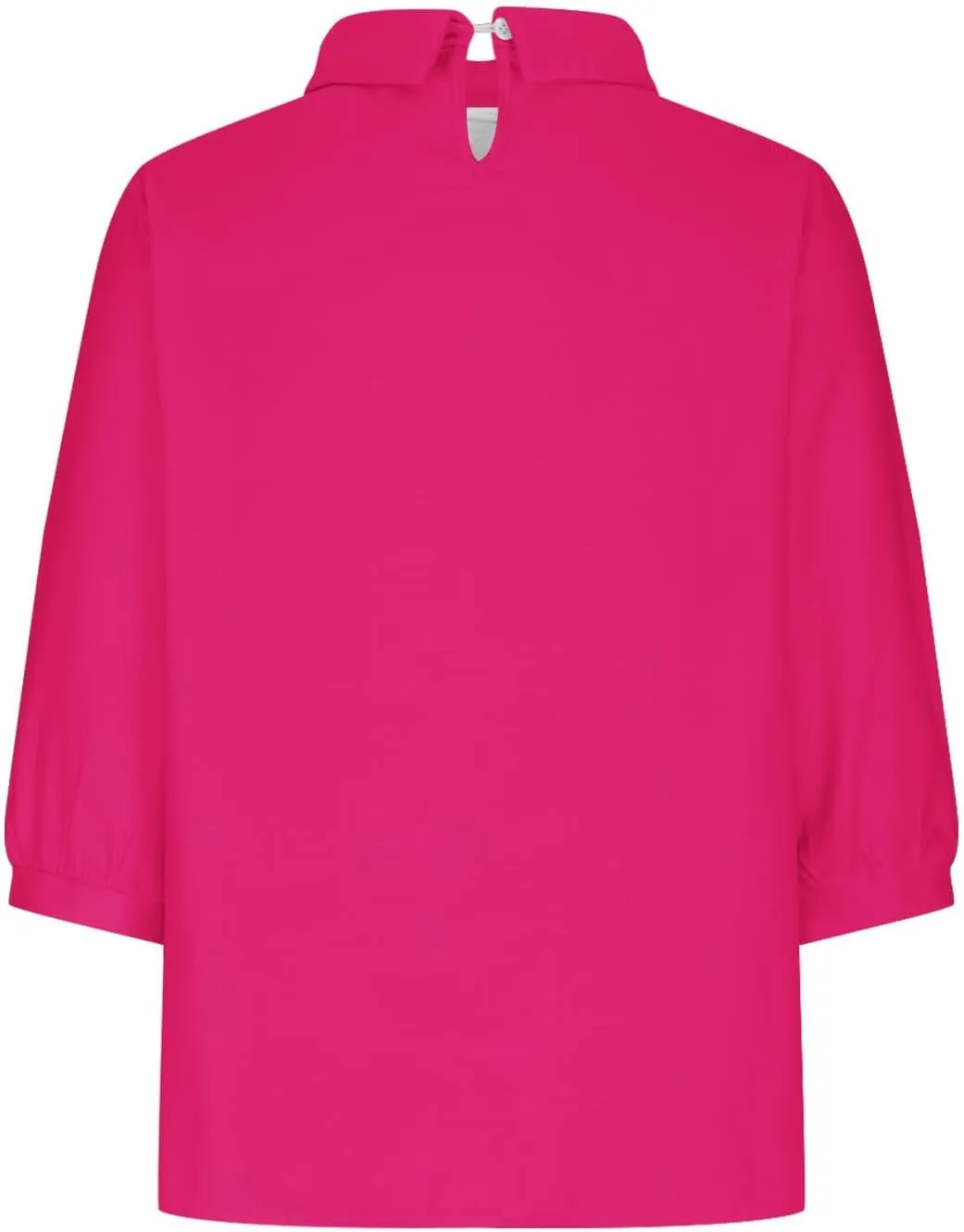 Summer Cotton Linen Gauze Shirts Comfy Shift Breathable Lounge Top Loose Fit 3/4 Sleeve Lapel T Shirt Plain Blouse