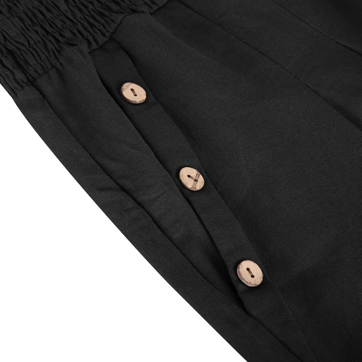 Summer Pants for Women 2024 Wide Leg Pants High Waisted Palazzo Pants Loose Flowy Pants Boho Beach Pants with Pockets