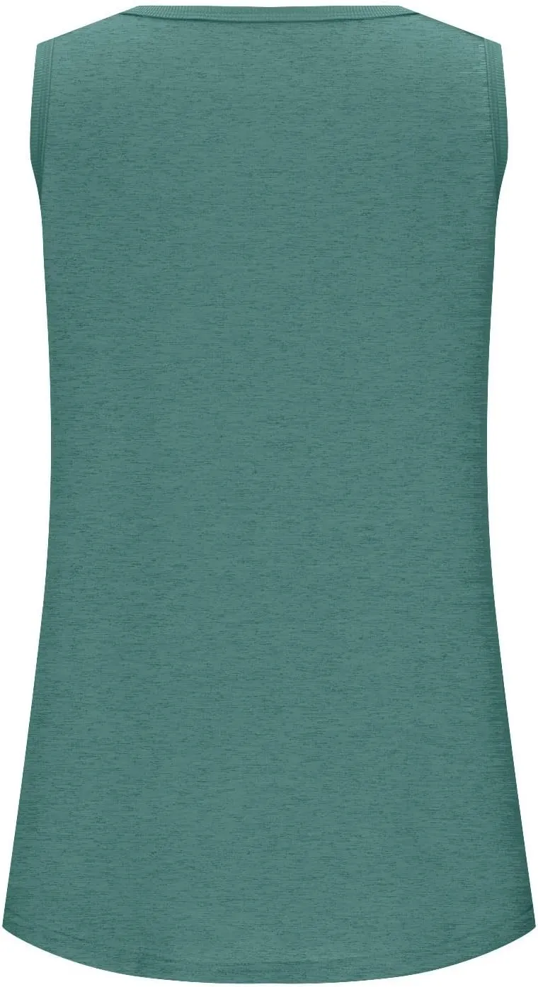 Summer Tank Top for Women Sleeveless Cotton Tee Shirts Loose Crew Neck Casual Shirt Oversized Workout Tank Top 2025