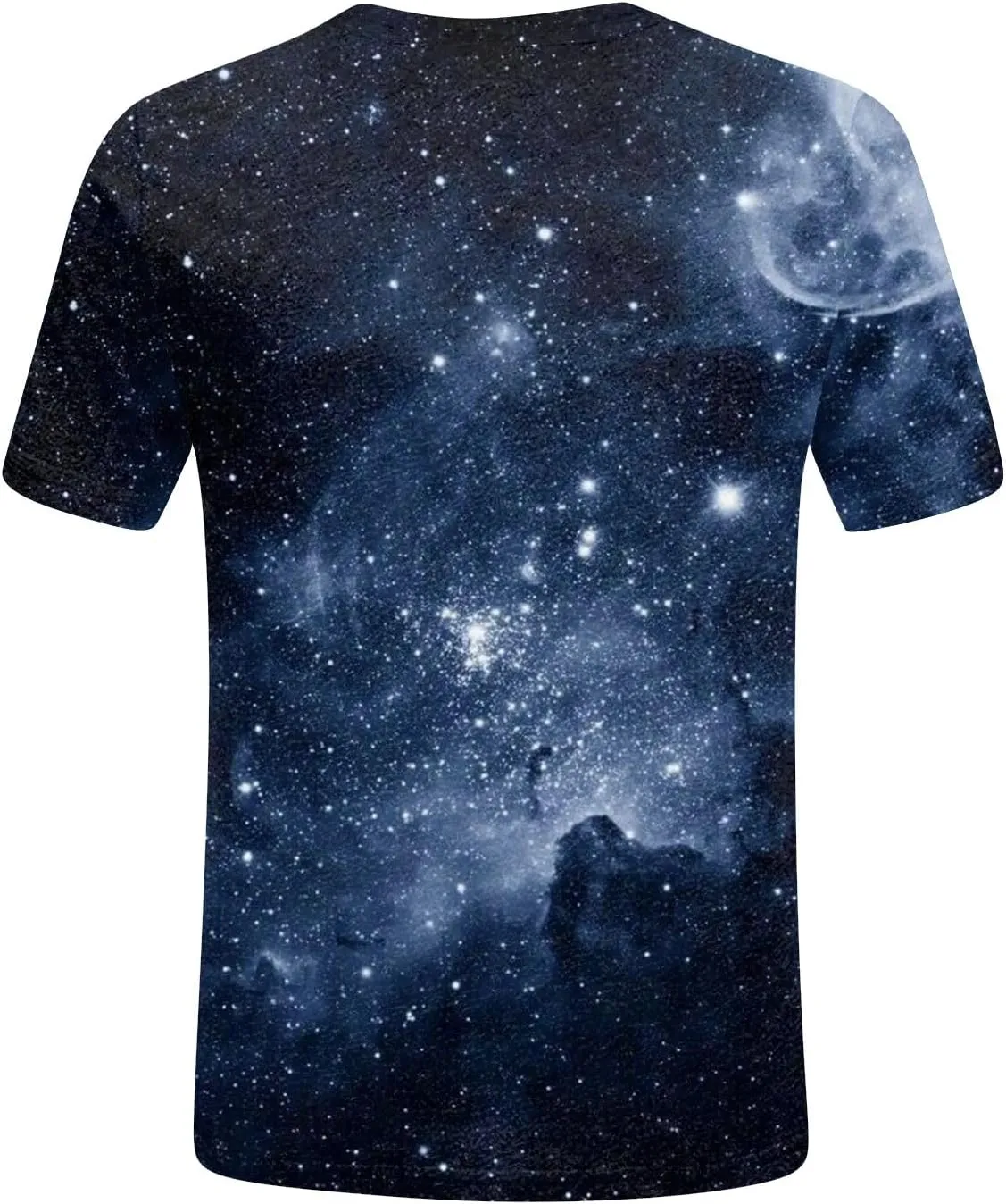 Summer Top for Women 2024 Novelty 3D Galaxy Universe Graphic Tees Short Sleeve Shirts Casual Cotton Tshirt Teen Girls Clothes