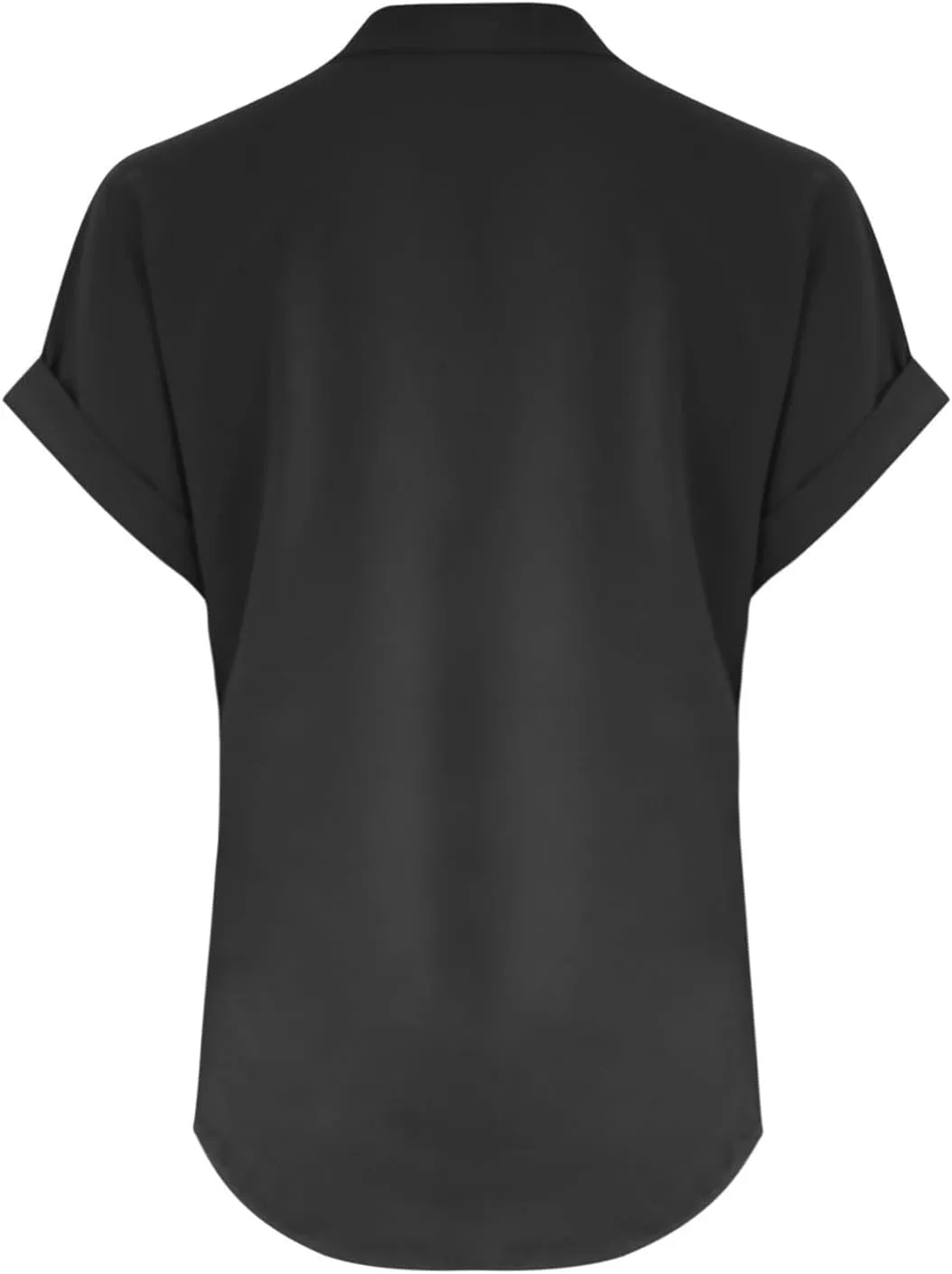 Summer Tops for Women 2025 Casual Short Sleeve Cotton Linen Shirts Button V Neck Tunic Blouse Beach Vacation Clothes