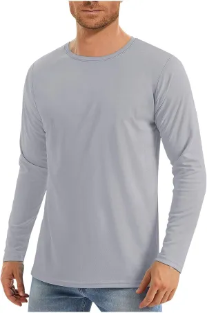 Sun Shirts for Men Hoodie UV Protection Breathable Long Sleeve Shirts Lightweight Quick Dry SPF Hiking Fishing Shirts