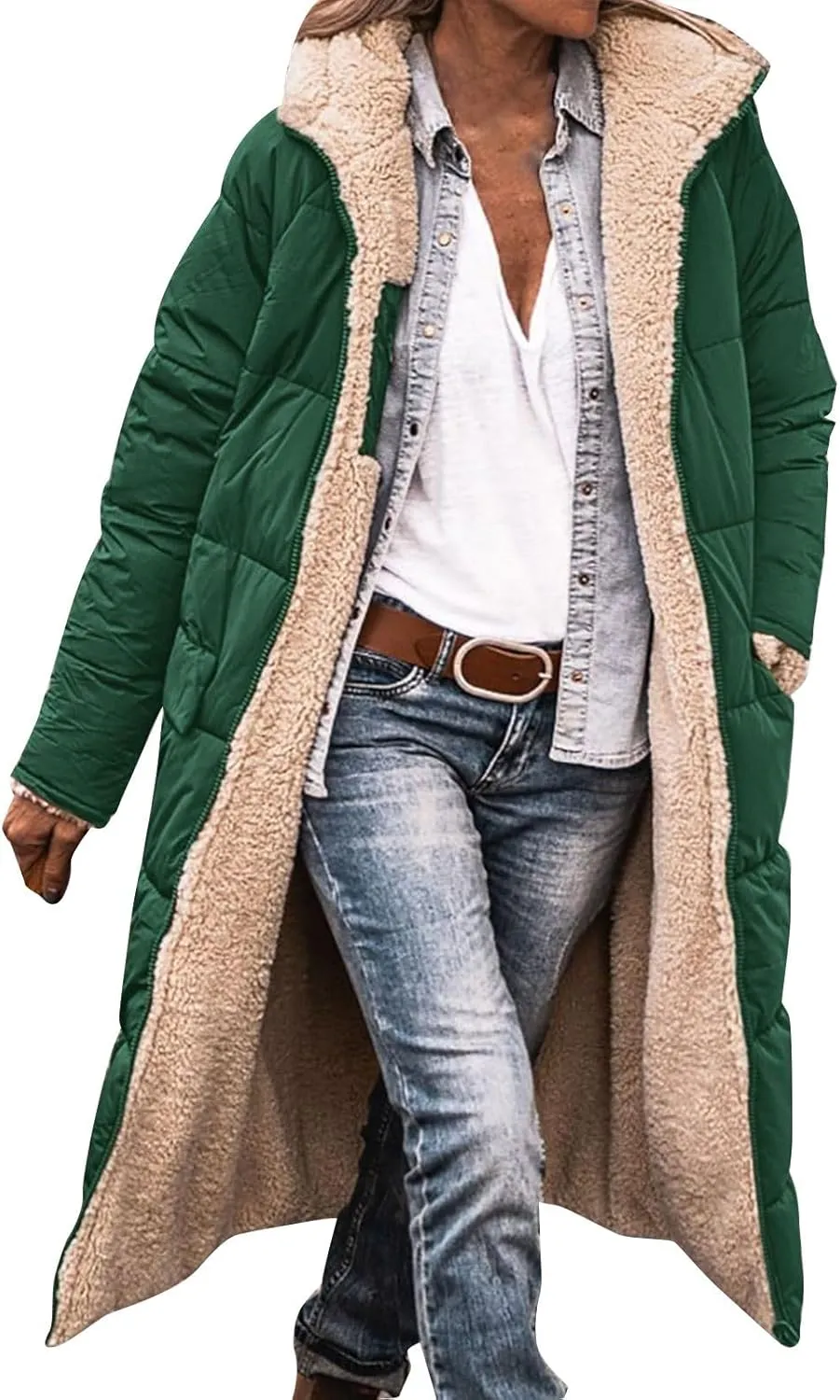 Today Prime on Fall Coats for Women 2024 Hooded Trench Coat Women Womens Plus Ski Jacket Tween Clothing Cute Fall Clothes for Women Down Puffer Jacket