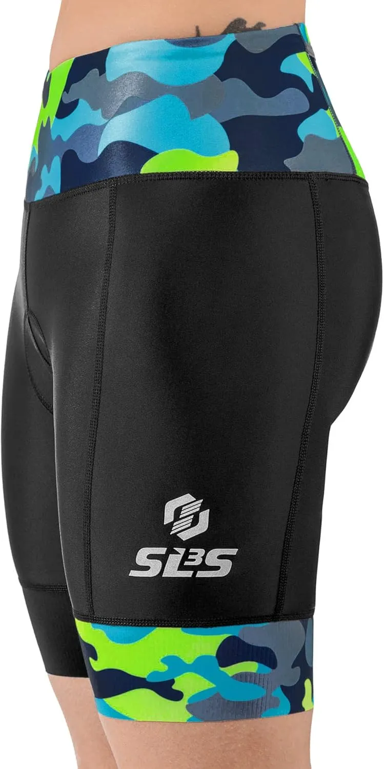 Triathlon Shorts Women - Super Comfy 6" Tri Shorts Women Triathalon Shorts - Slim Athletic Fit Womens Tri Shorts FRT