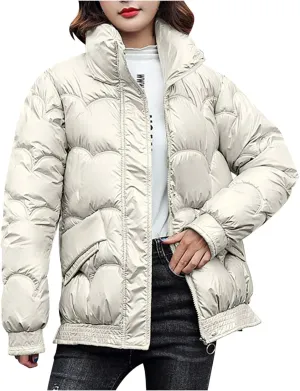 Winter Coats For Women With Pockets Thicken Warm Puffer Parkas Plus Size Jacket Fashion Trendy 2025 Outfits Clothes