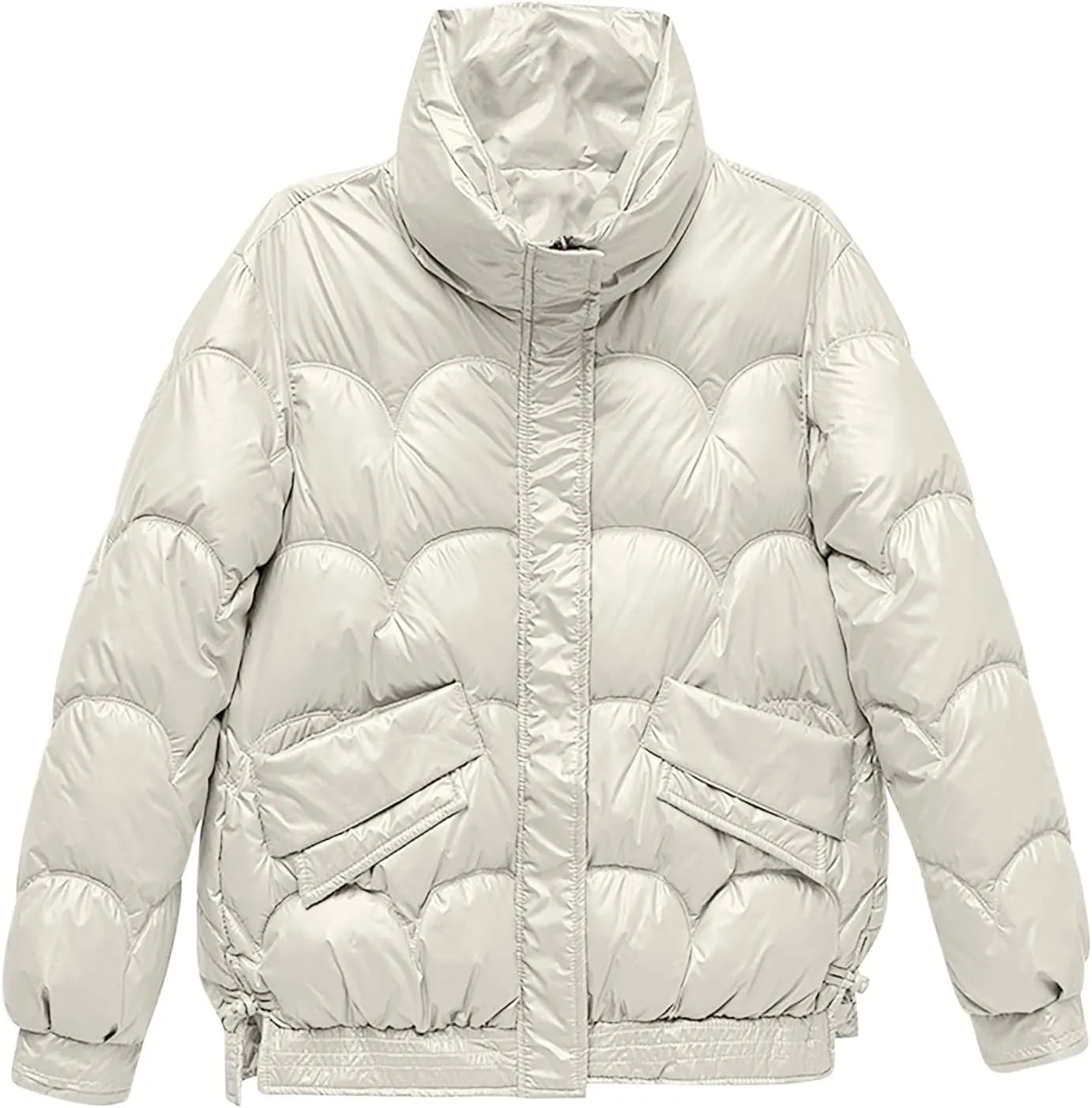 Winter Coats For Women With Pockets Thicken Warm Puffer Parkas Plus Size Jacket Fashion Trendy 2025 Outfits Clothes