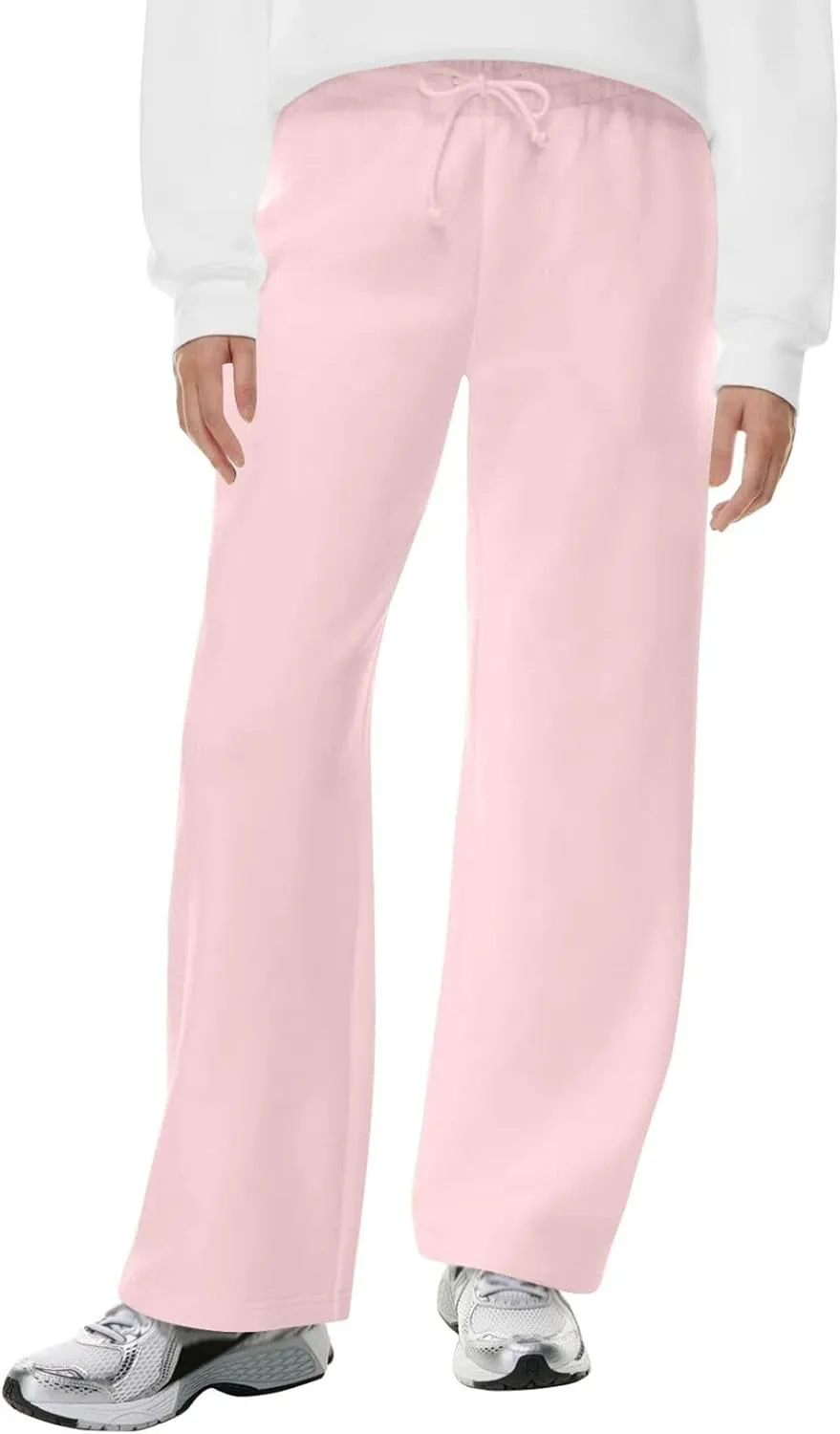 Women's Causal Drawstring High Waist Baggy Straight Leg Joggers Sweatpants with Pockets Workout Comfy Lounge Pants