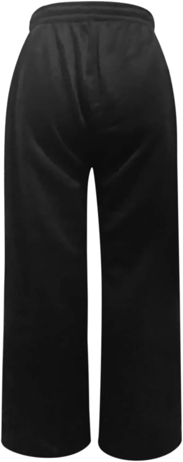Women's Causal Drawstring High Waist Baggy Straight Leg Joggers Sweatpants with Pockets Workout Comfy Lounge Pants