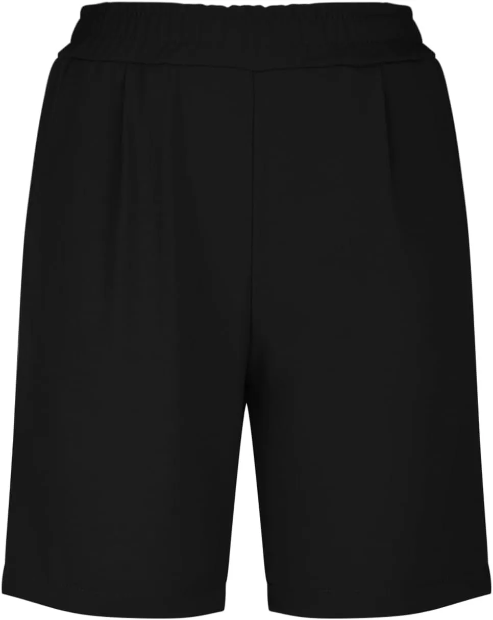 Womens Cotton Linen Shorts Casual Solid Wide Leg Shorts Comfy Elastic High Waisted Shorts Summer Beach Shorts