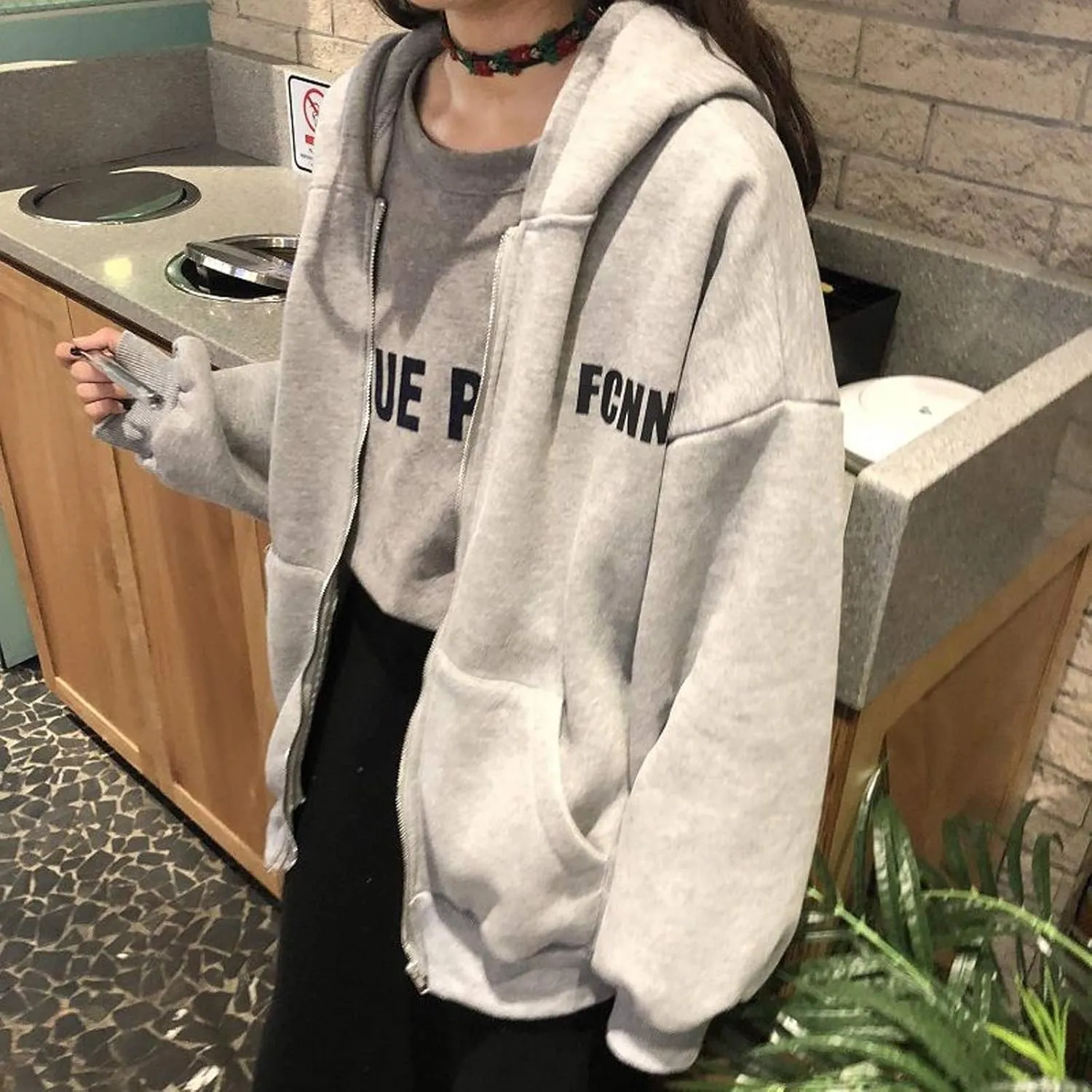 Women's Cute Hoodies Teen Girl Fall Jacket Oversized Sweatshirts Casual Drawstring Clothes Spring 2023
