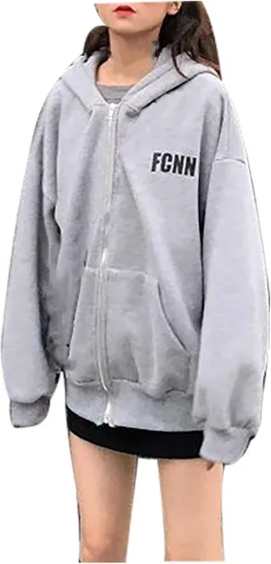 Women's Cute Hoodies Teen Girl Fall Jacket Oversized Sweatshirts Casual Drawstring Clothes Spring 2023