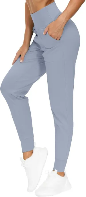 Women's Jogger Sweatpants Tummy Control Athletic Pants High Waisted Yoga Pants Lightweight Workout Pants Travel Pants