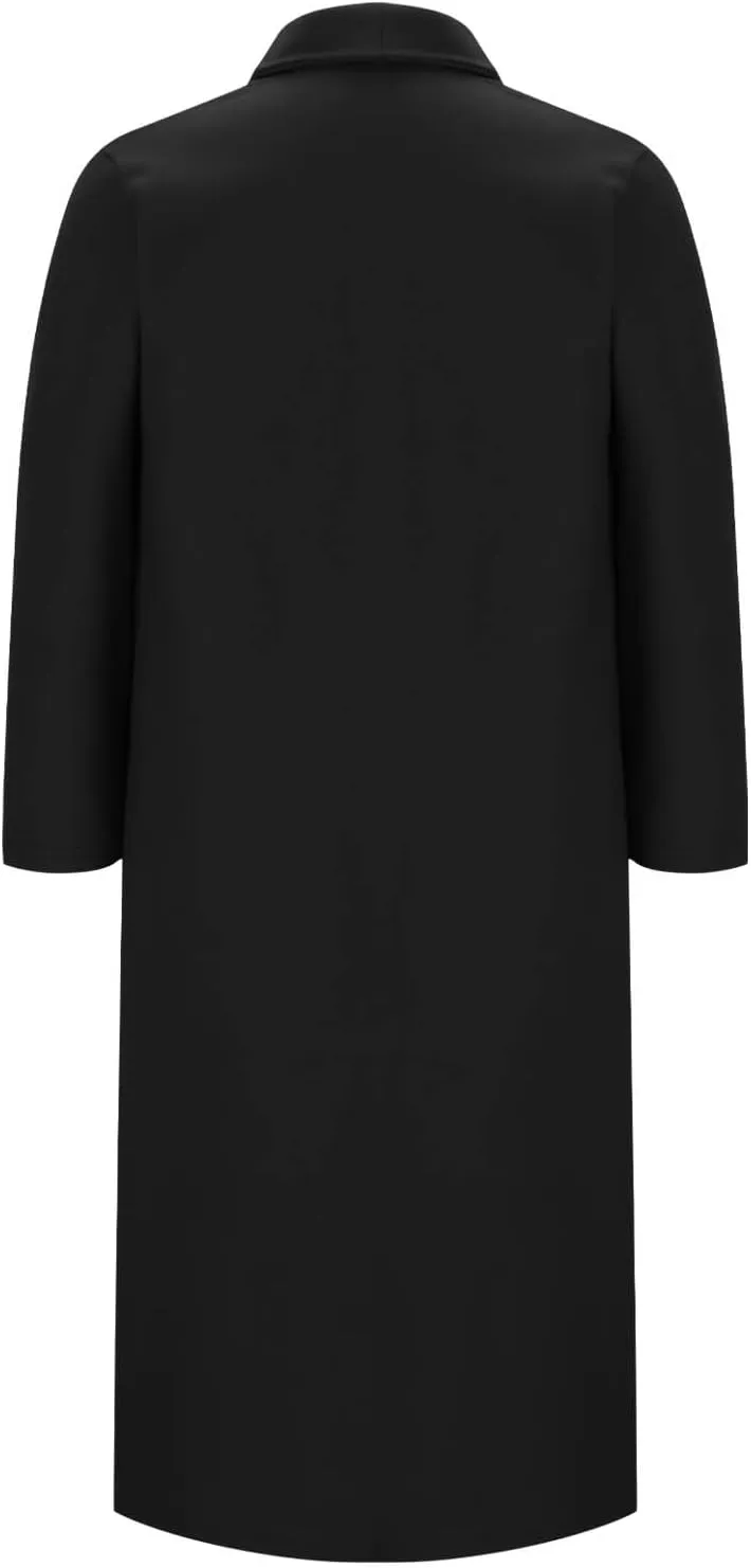 Women's Lapel Collar Coats Mid Long Pea Coats Warm Thicken Trench Jacket Elegant Simple Oversized Winter Coats