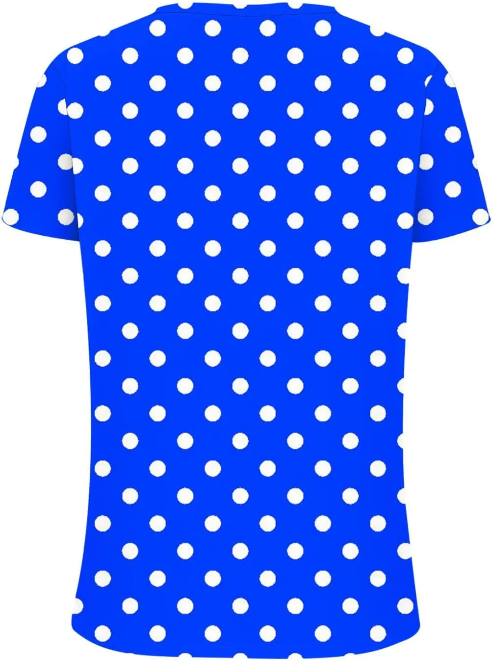 Womens Polka Dot Tops 2024 Summer Short Sleeve V Neck Tees Blouses Fashion Casual Loose Comfy Business Tshirts