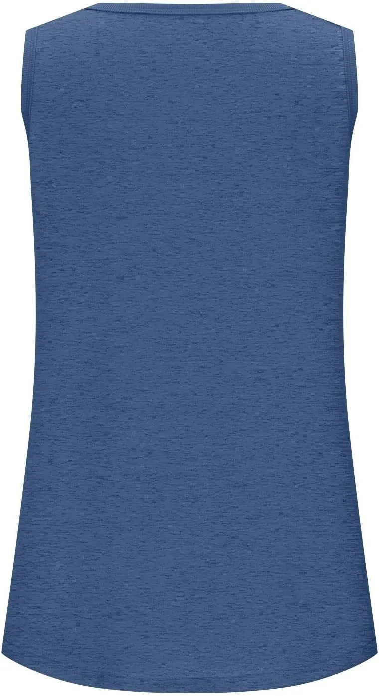 Women's Tank Tops Sleeveless Summer Top Loose Fit Casual Flowy Shirt Fashion Trendy Beach Vacation 2025 Outfits
