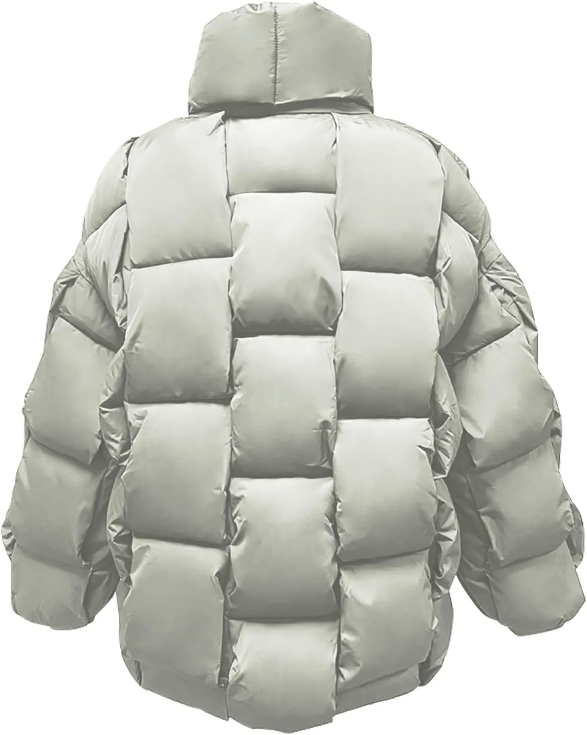 Women's Winter Coat Puffer Thicken Padded Down Jacket Outdoor Shearling Quilted Warm Casual Zipper 2024 Trendy Parka Outwear