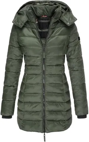 Womens Winter Coats with Hood Thicken Quilted Puffer Parka Jacket Oversized Long Sherpa Jackets Warm Bubble Coat
