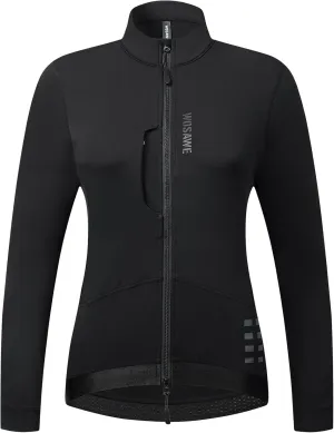 WOSAWE Women Winter Cycling Jacket Thermal Fleece Warm Bike Vest Breathable Sports Outerwear