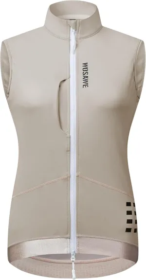 WOSAWE Women Winter Cycling Jacket Thermal Fleece Warm Bike Vest Breathable Sports Outerwear