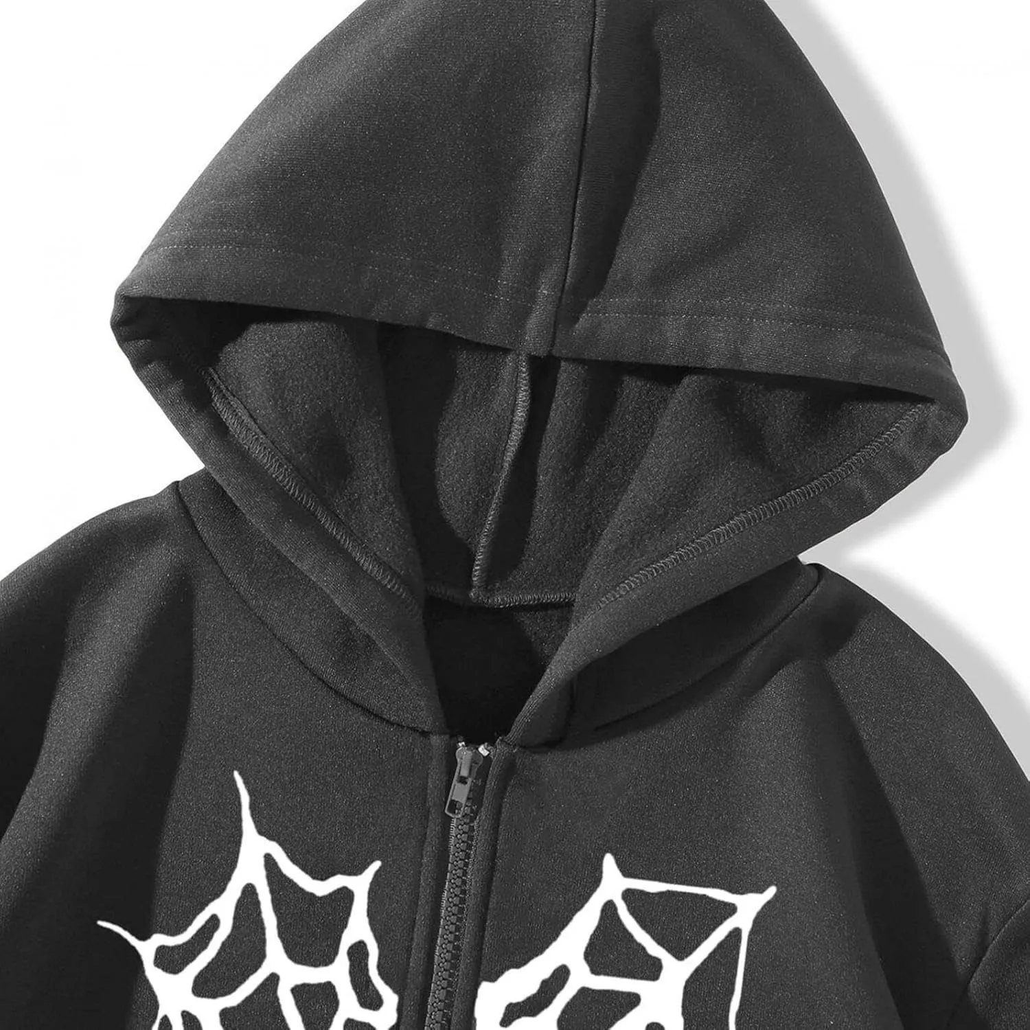 Y2K Hoodies for Women Full Zip Up Print Graphic Oversized Pockets Hooded Jacket 90s Long Sleeve Sweatshirt Streetwear Drop