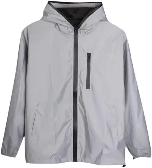 Ymosrh Women's Winter Jackets for Men Reflective Jacket Men/Windbreaker Hooded Streetwear Coat Mens