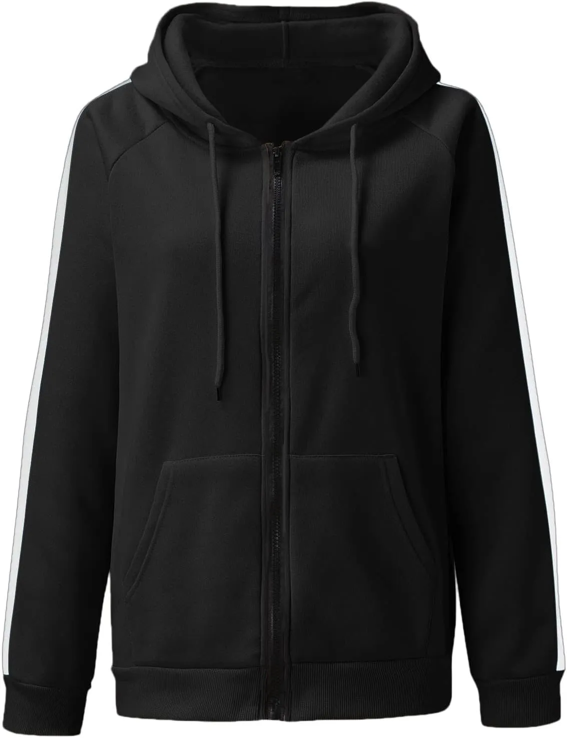 YOMXL Women's Y2K Vintage Graphic Zip Up Hoodie Oversized Casual Drawstring Hoodie E-Girl 90s Streetwear Jacket Tracksuit